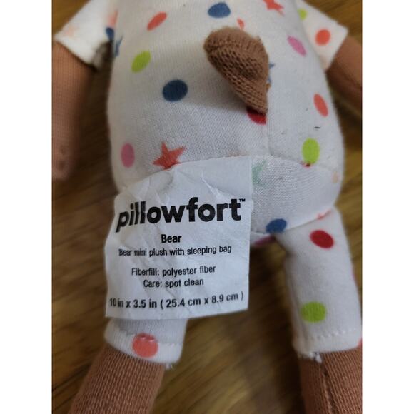 Pillowfort Bear Mini Plush Target 10" Brown Stuffed Animal Toy - Picture 3 of 4